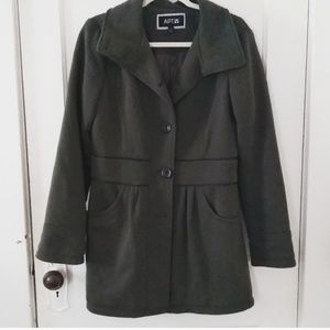 Army Green Pea Coat